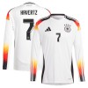 Camisola Alemanha Kai Havertz 7 Manga Comprida Homen Equipamento 1ª Euro 2024